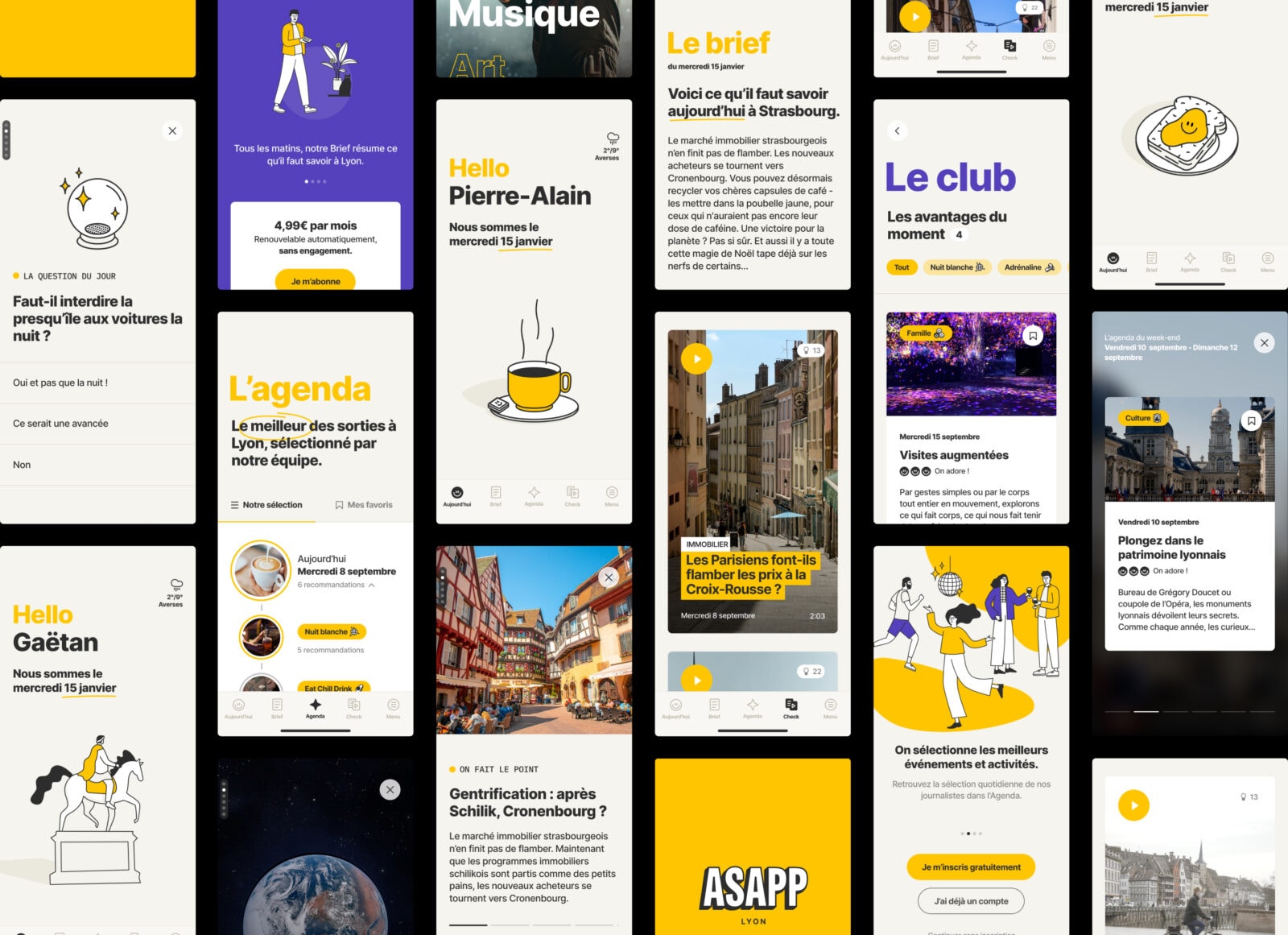 Mobile - Mosaique asapp